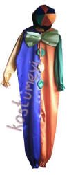 Palyaço Kostüm, Clown Costume,Buffoon, harlequin Costume