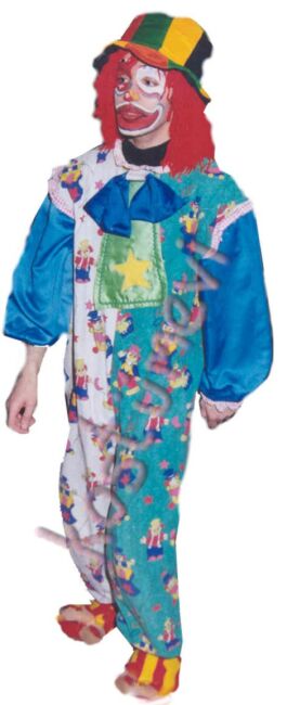 Palyaço Kostüm, Clown Costume,Buffoon, harlequin Costume